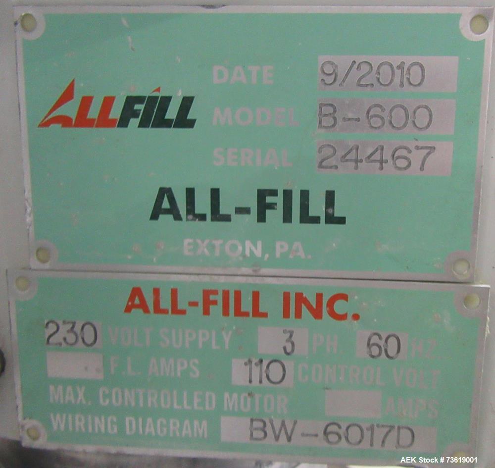 Used Matrix Packaging Pro Series 201823 Vertical Form Fill Seal Machine with All-Fill Auger Filler