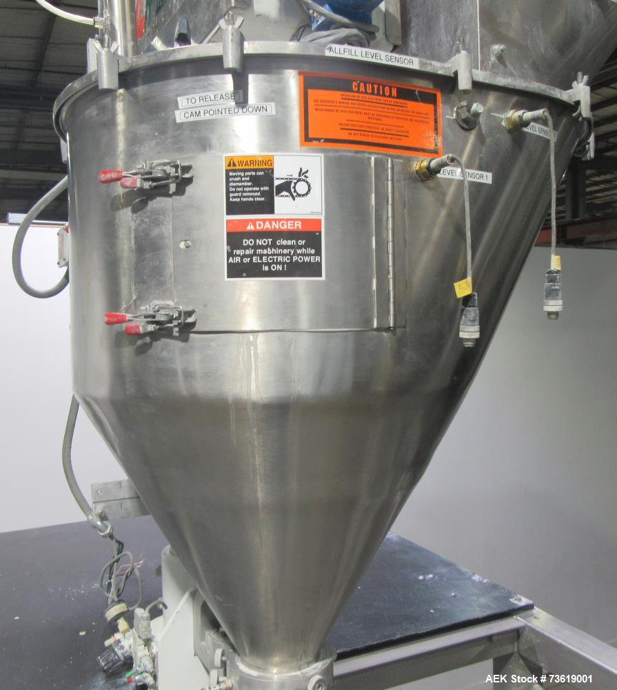 Used Matrix Packaging Pro Series 201823 Vertical Form Fill Seal Machine with All-Fill Auger Filler