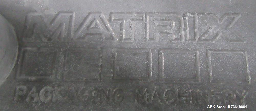 Used Matrix Packaging Pro Series 201823 Vertical Form Fill Seal Machine with All-Fill Auger Filler