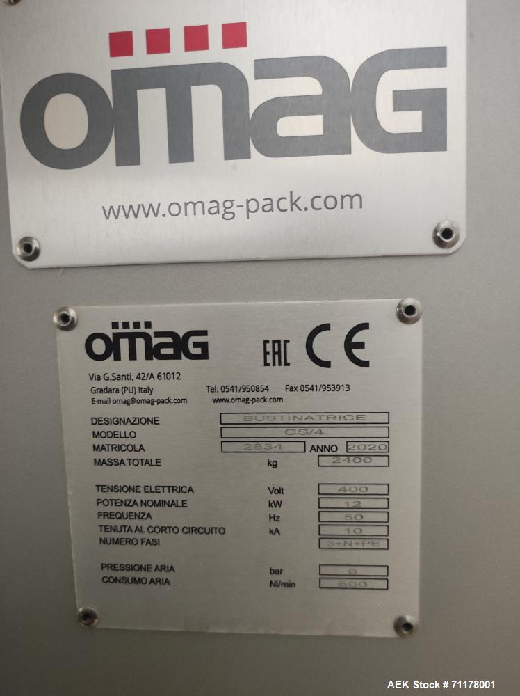 Used Omag Model CS/4 Stick Pack Form-Fill-Seal-Machine