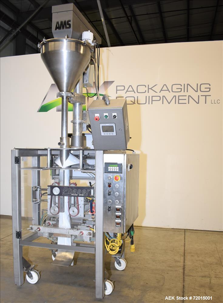 Used Parsons-Eagle Phaser 1315 Vertical Form, Fill & Seal Machine with Powder  