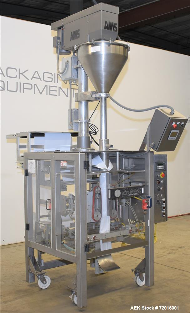 Used Parsons-Eagle Phaser 1315 Vertical Form, Fill & Seal Machine with Powder  
