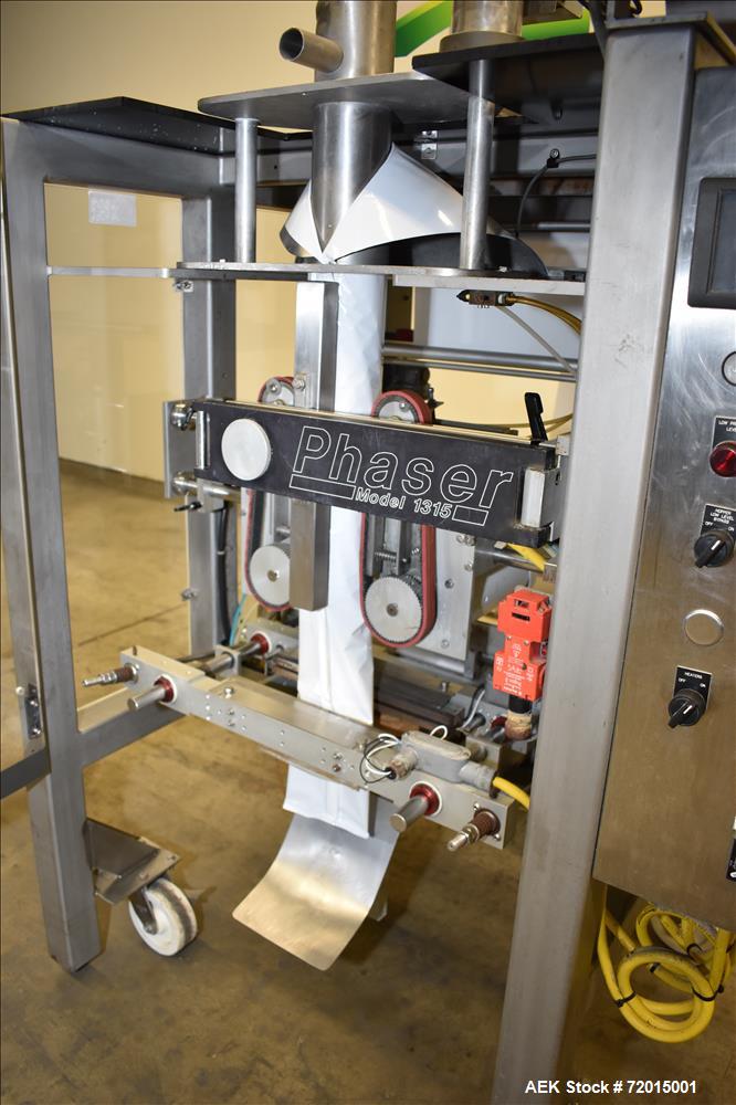 Used Parsons-Eagle Phaser 1315 Vertical Form, Fill & Seal Machine with Powder  