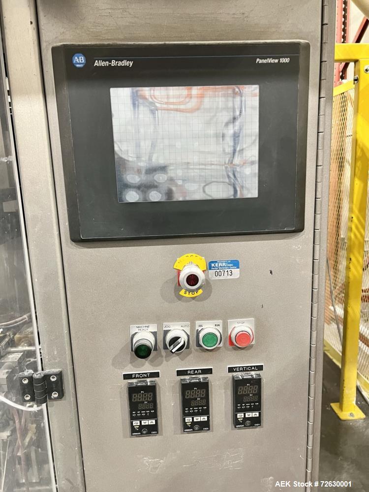 Used- Rovema Model VPI-260 Vertical Form Fill and Seal Machine with Auger Filler. Capable of speeds up to 120 BPM (depending...