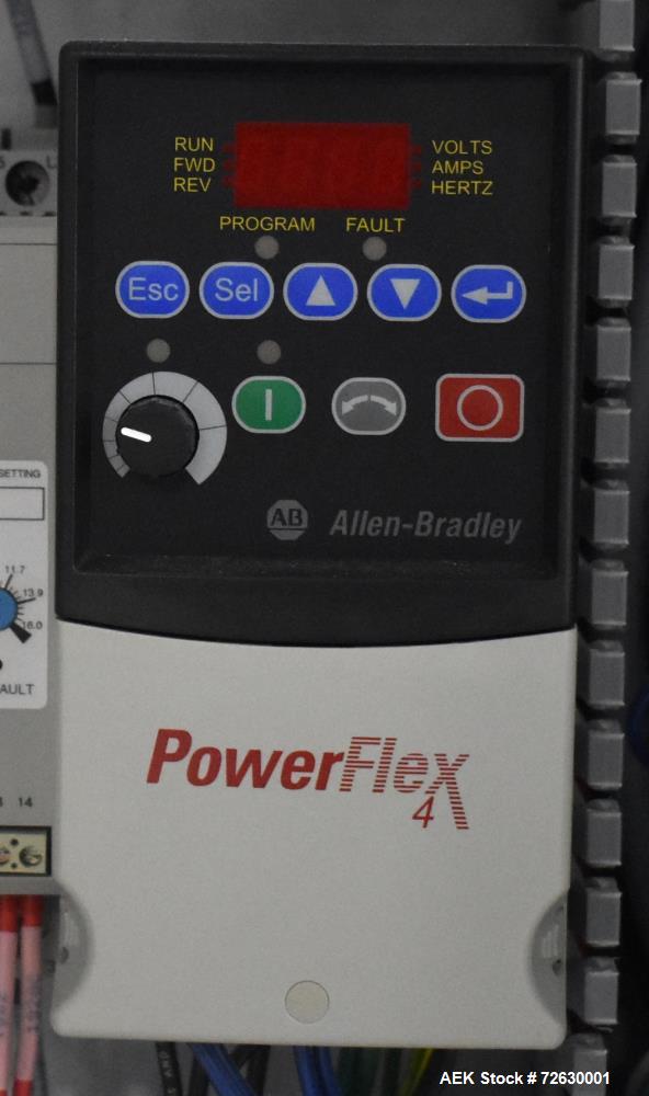 Used Rovema Model VPI-260 Vertical Form Fill and Seal Machine with Auger Filler. Capable of speeds up to 120 BPM (depending on application). Bag Size Range from: 2-3/8" - 10-7/32" or 60mm - 260mm (wi...