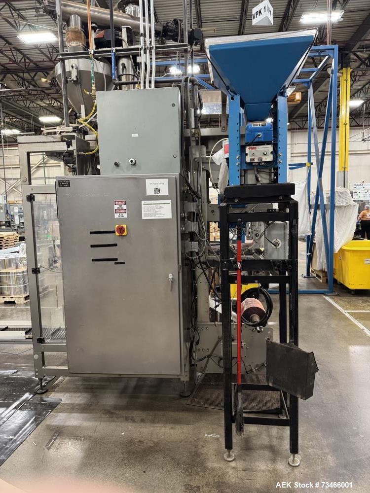 Used Rovema VFFS Packaging Machine – 120 PPM, Print Reg, Servo Drive, Allen Bradley Controls