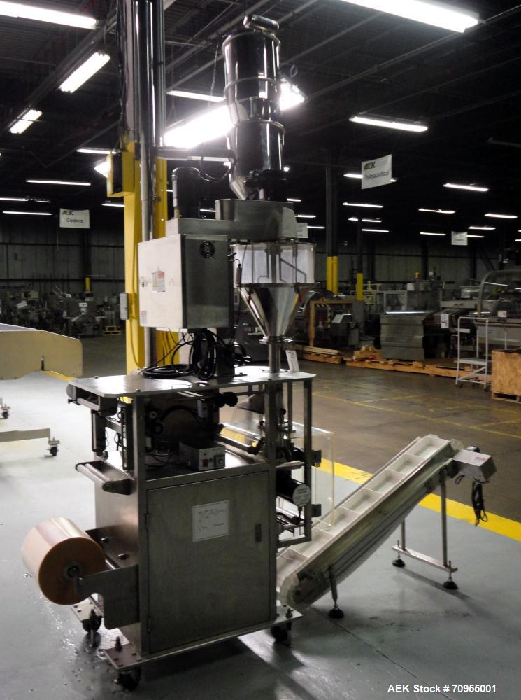 Used Telesonic Model SB-500 Vertical Form Fill and Seal Machine