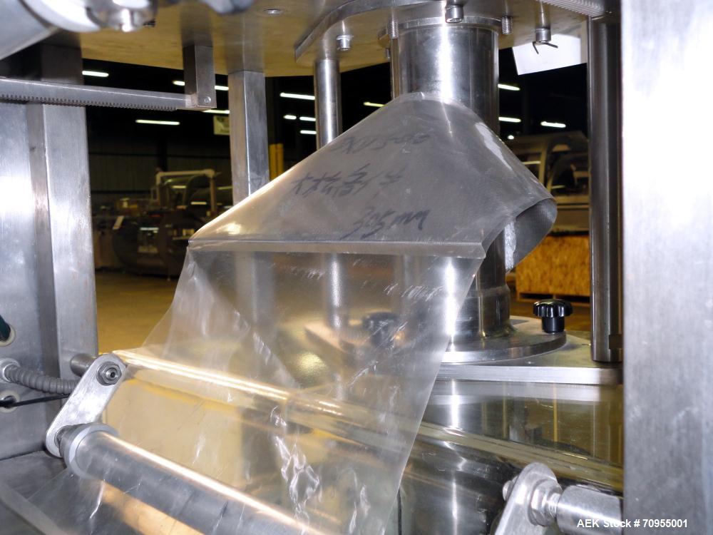 Used Telesonic Model SB-500 Vertical Form Fill and Seal Machine