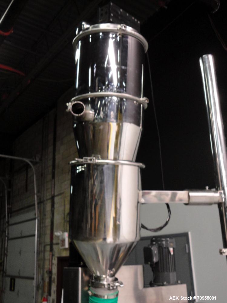 Used Telesonic Model SB-500 Vertical Form Fill and Seal Machine