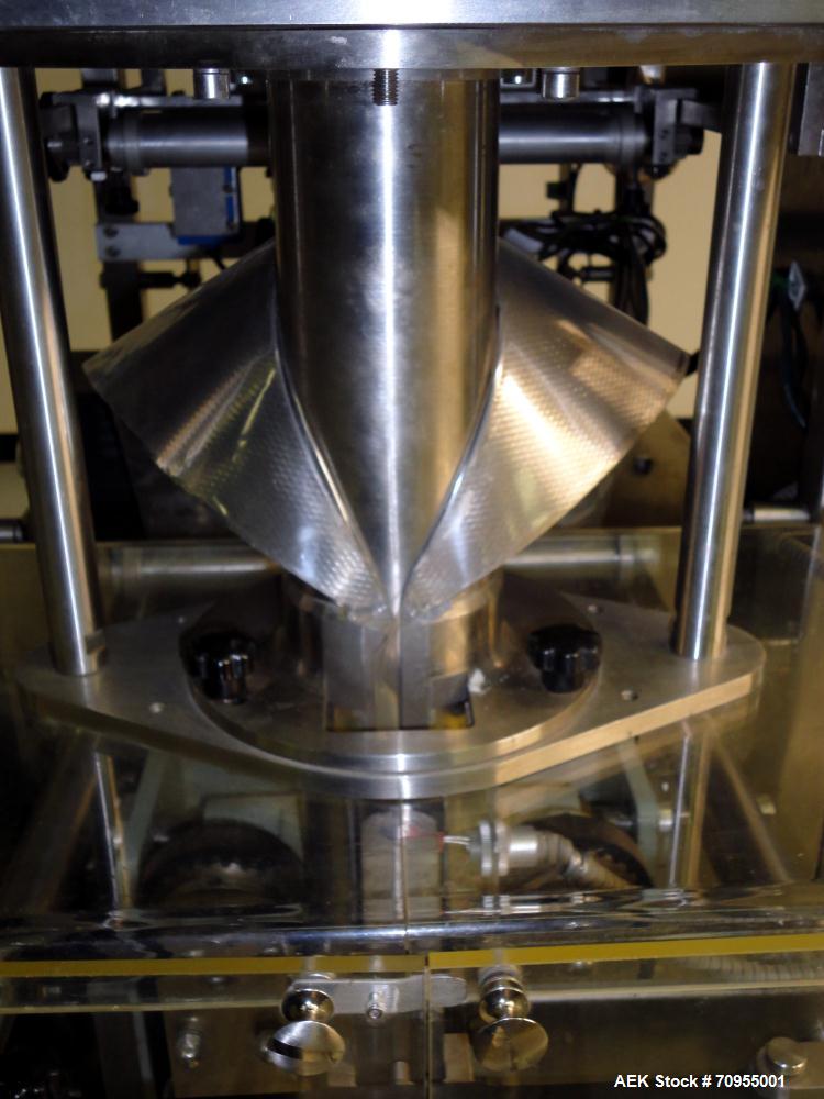 Used Telesonic Model SB-500 Vertical Form Fill and Seal Machine