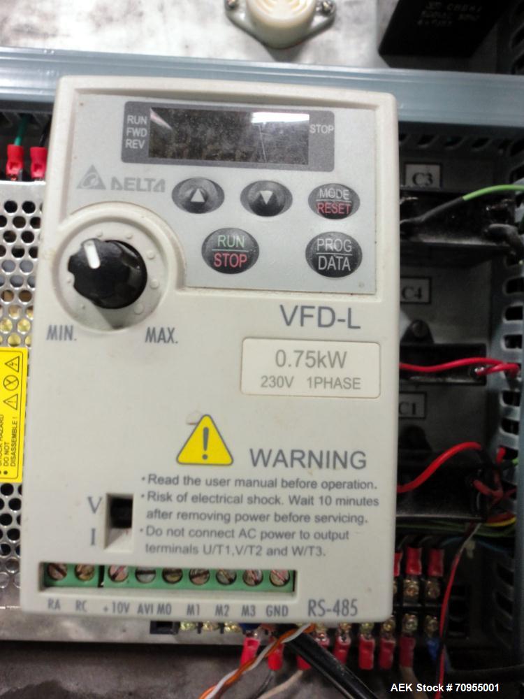 Used Telesonic Model SB-500 Vertical Form Fill and Seal Machine