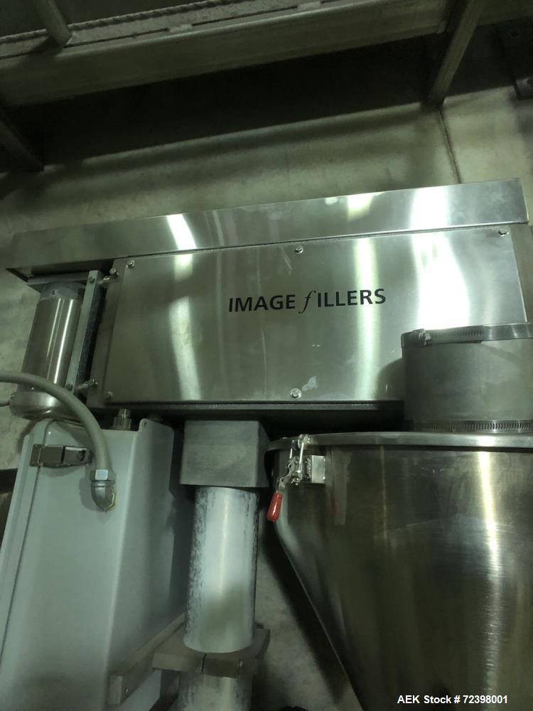 Used Viking Masek Model ES400 Vertical Form Fill Seal with Image Auger Filler. Capable of speeds up to 60 bags per minute. Bag size range: 100mm - 400mm (width) x 100mm - 600mm (length). Heat seal ja...