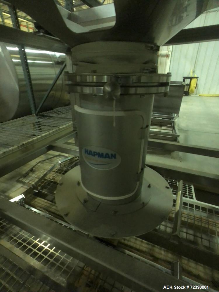 Used Viking Masek Model ES400 Vertical Form Fill Seal with Image Auger Filler. Capable of speeds up to 60 bags per minute. Bag size range: 100mm - 400mm (width) x 100mm - 600mm (length). Heat seal ja...