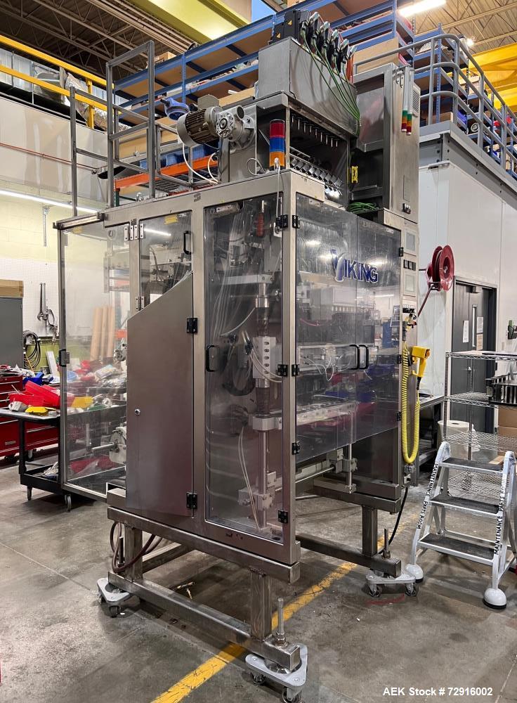 Used Viking Masek Vertical Stick Pack Machine, Model HBV4C.