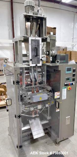 Used Viking Masek ST-200 Dual Lane Vertical Stick Pack Machine – 2-Lane Powder Packaging System