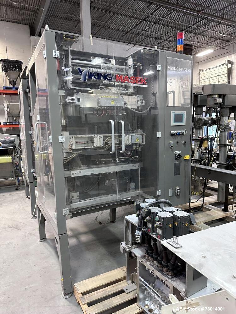Used Viking Masek Model ST560 Vertical Form Fill Seal Stick Pack Machine