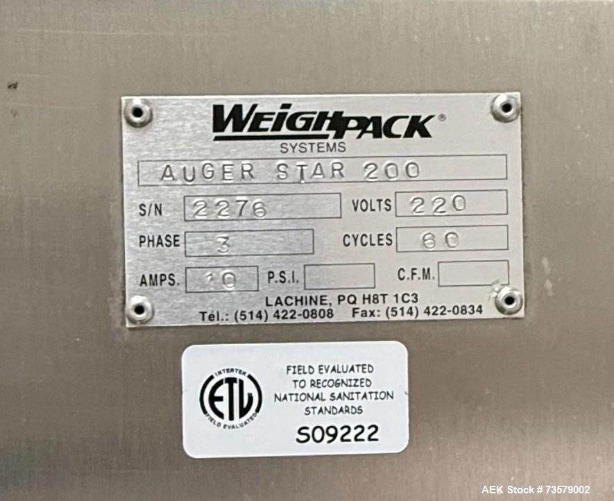 Used Weighpack Xpdius 800 VFFS Machine | Up to 90 BPM | 3"–12" Bags | With Weighpack Model 200 Auger Filler