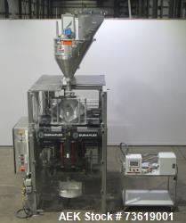 Used Matrix Packaging Pro Series 201823 Vertical Form Fill Seal Machine with All-Fill Auger Filler
