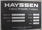 Used Hayssen Ultima VFFS Bagger - 60 PPM, 12” Width, 16” Length