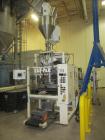 Used Key-Pak Model V400S vertical form fill seal machine. Bag size range: (Width) 6