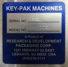 Used Key Pack Model V400S Vertical Form Fill Seal Machine
