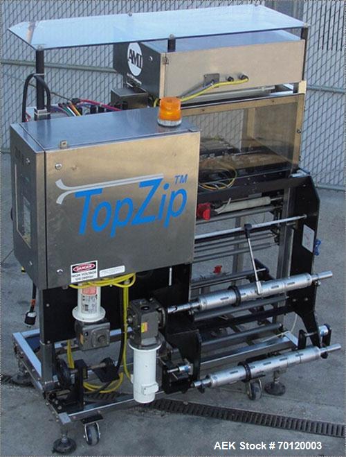 Used- AMI Top Zip Recloseable Packaging System, Model D-2500-25-RH