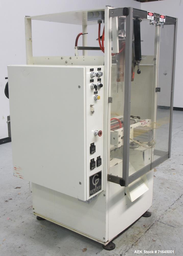 Used General Packaging Entrada Model El LC Vertical Form Fill Seal Machine