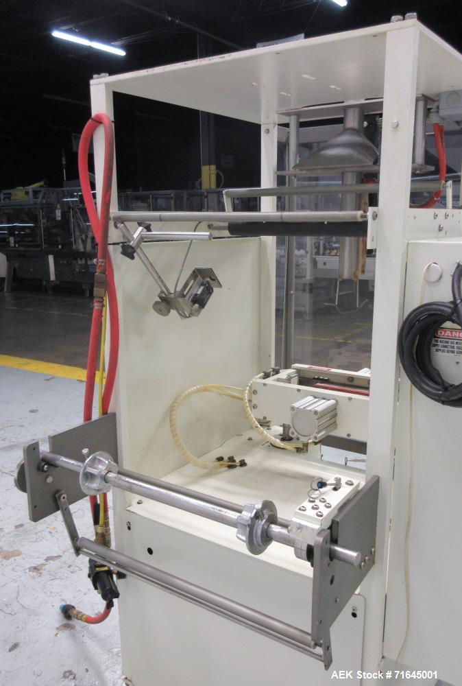 Used- General Packaging Entrada Model El LC Vertical Form Fill Seal Machine