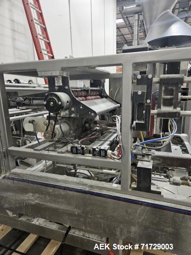 Used Hayssen Ultima 12-19HR Vertical Form Fill Seal Machine – SS Frame, AB Controls, SmartDate X40 Coder