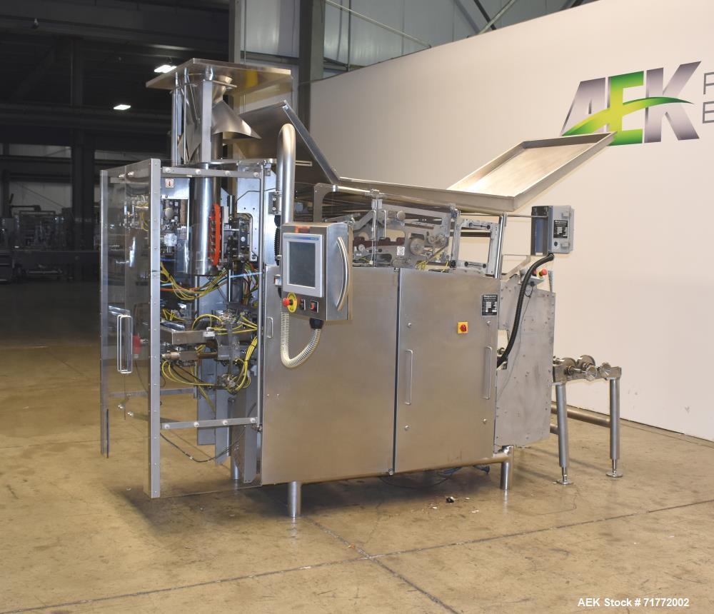 Used Hayssen Ultimax CM-15 Continuous Motion Vertical Washdown Form Fill Seal B