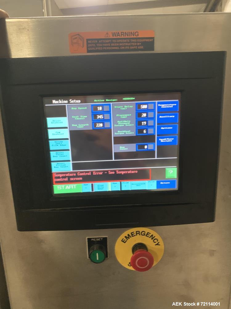 Used Hayssen Form and Fill Vertical Packager