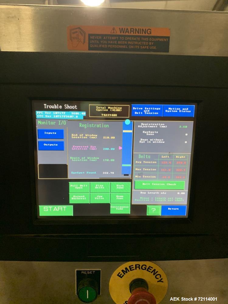 Used Hayssen Form and Fill Vertical Packager