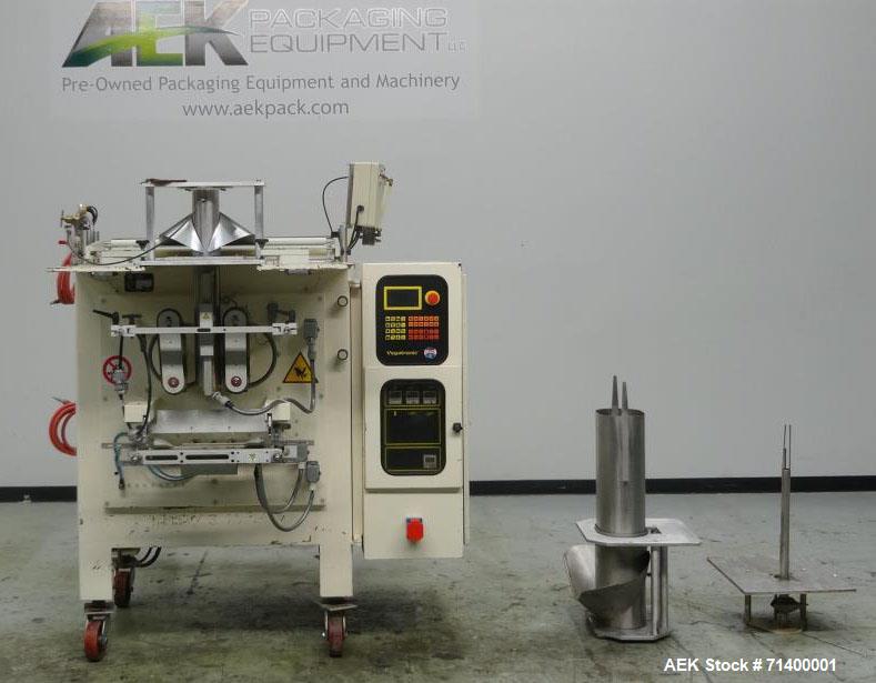 Used Ilapak Vegatronic Model VT400S Gas Flush, Hot Stamp, Gusseting Attachment