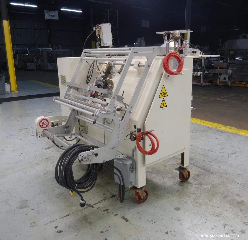 Used Ilapak Vegatronic Model VT400S Gas Flush, Hot Stamp, Gusseting Attachment
