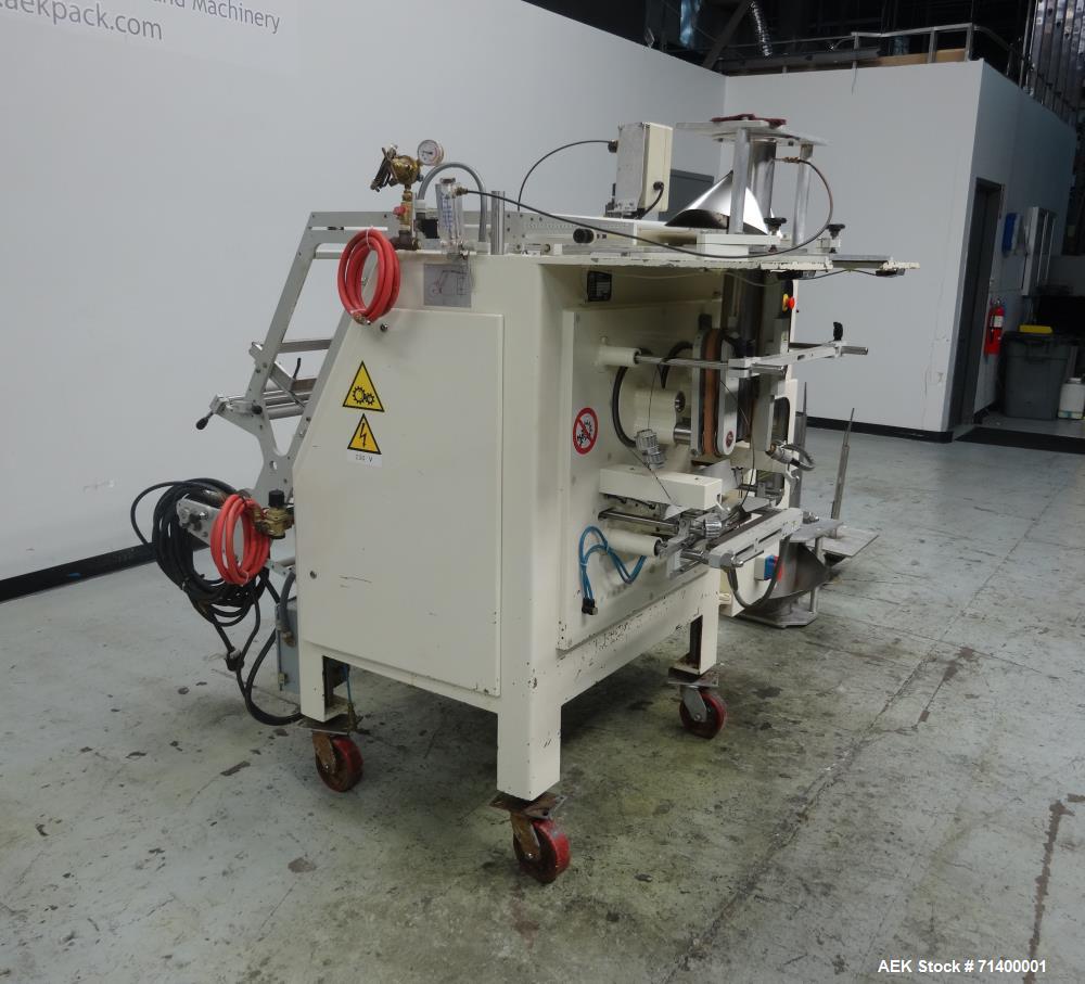 Used Ilapak Vegatronic Model VT400S Gas Flush, Hot Stamp, Gusseting Attachment