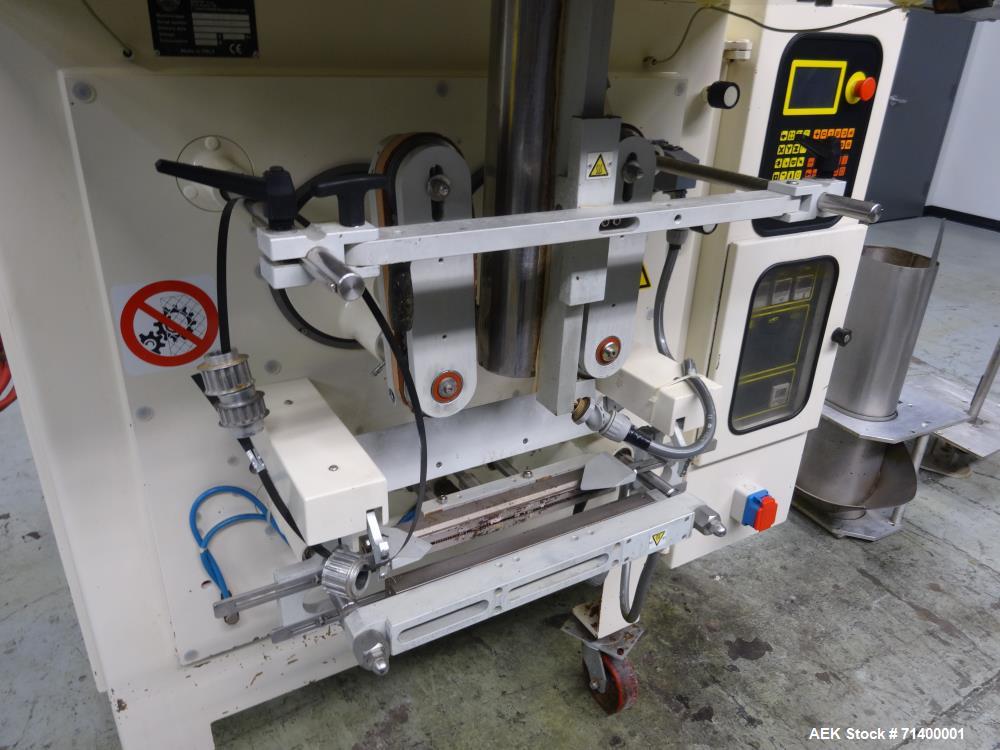 Used Ilapak Vegatronic Model VT400S Gas Flush, Hot Stamp, Gusseting Attachment