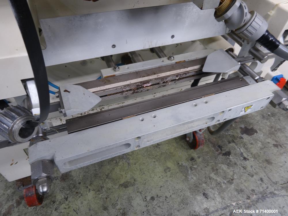 Used Ilapak Vegatronic Model VT400S Gas Flush, Hot Stamp, Gusseting Attachment
