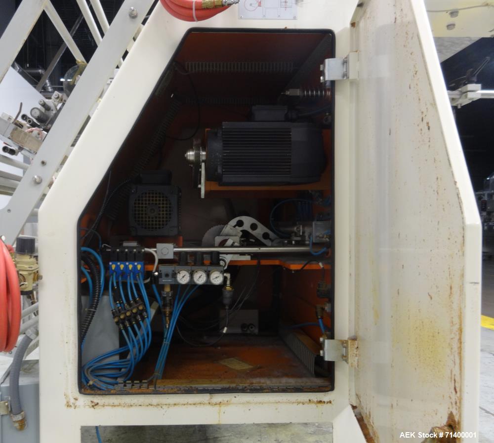 Used Ilapak Vegatronic Model VT400S Gas Flush, Hot Stamp, Gusseting Attachment