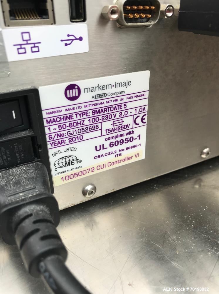 Used Ilapak Vegatronic 1000 Stainless Steel Vertical Form Fill Seal
