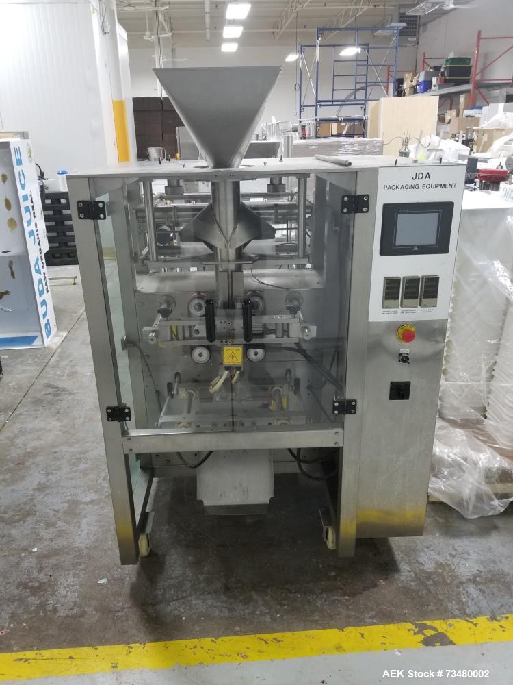Used JDA Model 520 VFFS Machine – Stainless Steel, Up to 60 BPM, 4–12” Bags, Powder Packaging