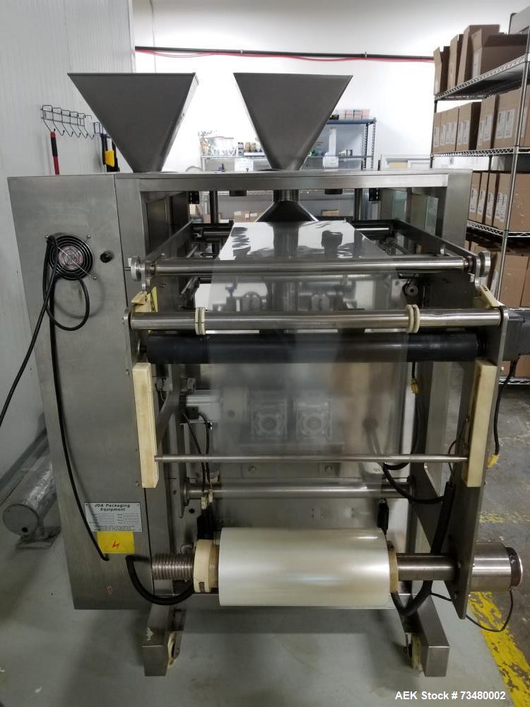 Used JDA Model 520 VFFS Machine – Stainless Steel, Up to 60 BPM, 4–12” Bags, Powder Packaging