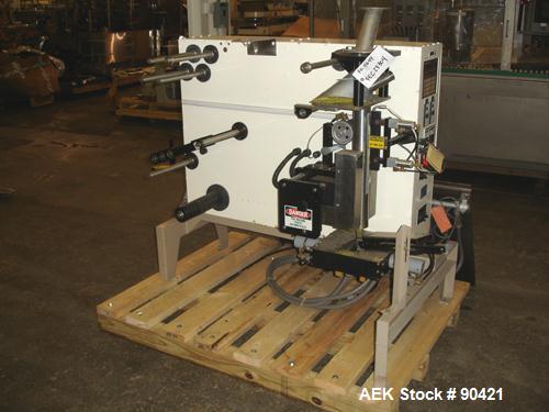 Used- Key Pak V-Series Flat Bottom Gussetting Vertical Form/Fill/Seal Machine, M