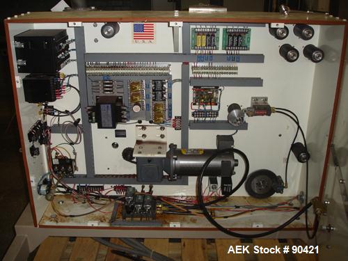 Used Key Pak V-Series Flat Bottom Gussetting Vertical Form/Fill/Seal Machine, M