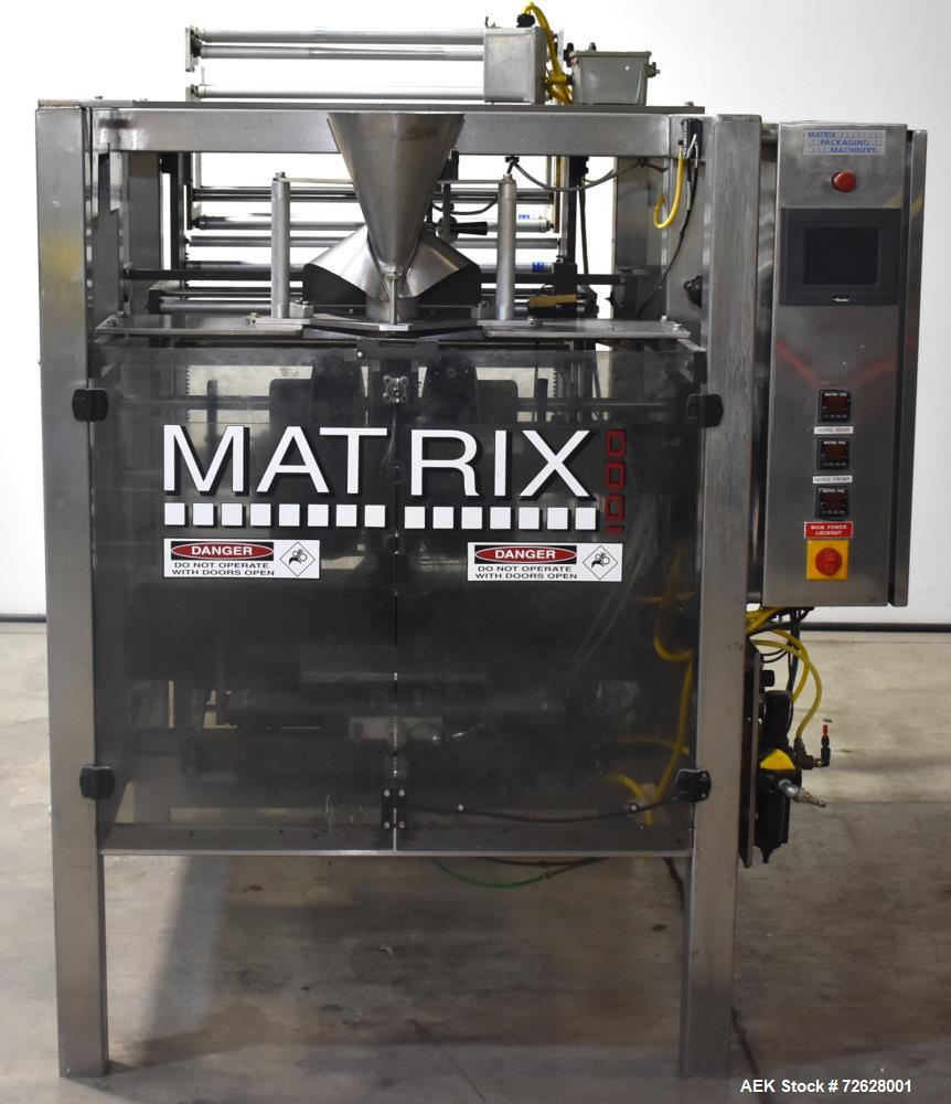 Used- Matrix Vertical Form, Fill and Seal Machine