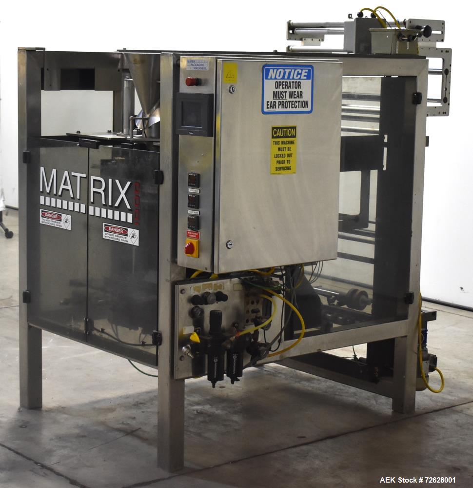 Used- Matrix Vertical Form, Fill and Seal Machine