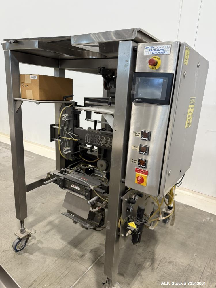 Used Matrix Packaging Vertical Form, Fill and Seal Machine, Model 1416S.