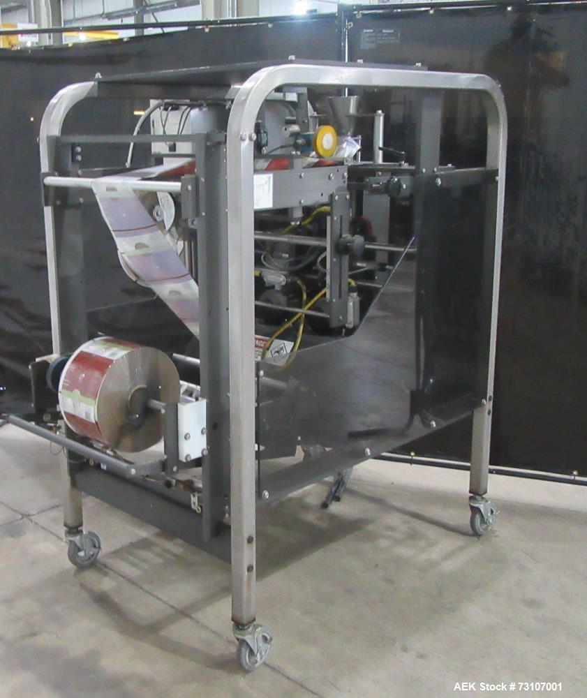 Used Matrix Model 916R Vertical Form Fill Seal Machine – 70 CPM, Snack Food Ready