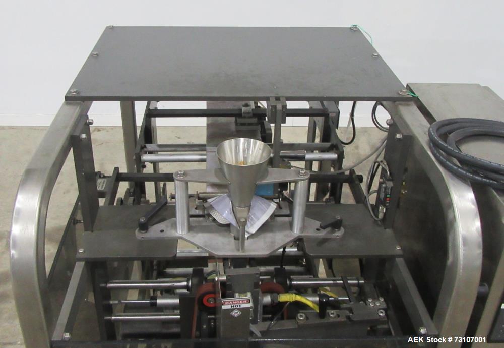 Used Matrix Model 916R Vertical Form Fill Seal Machine – 70 CPM, Snack Food Ready