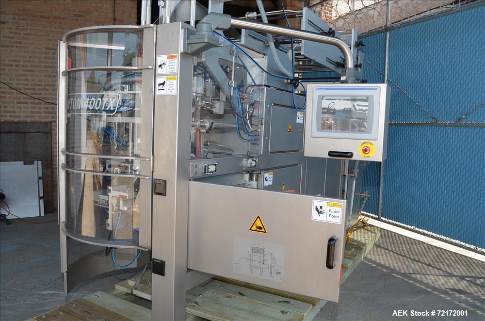 Used UVA Packaging Vertical Form, Fill, and Seal Machine, Model N400TX
