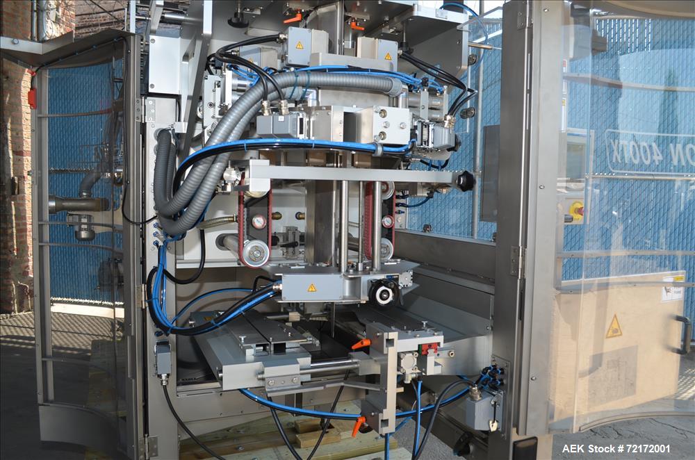 Used UVA Packaging Vertical Form, Fill, and Seal Machine, Model N400TX